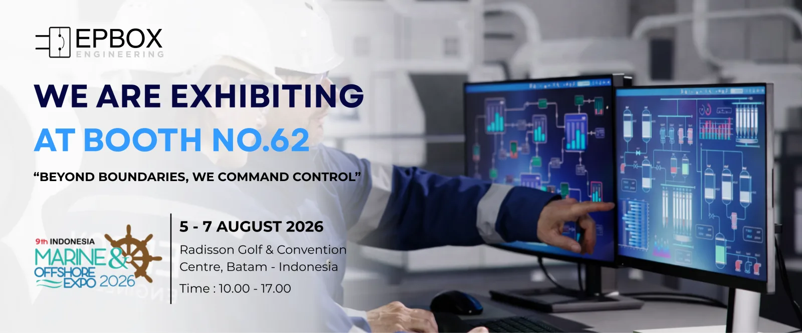 EPBOX ENGINEERING is exhibiting at the 9th Indonesia Marine & Offshore Expo 2026, Booth No.62